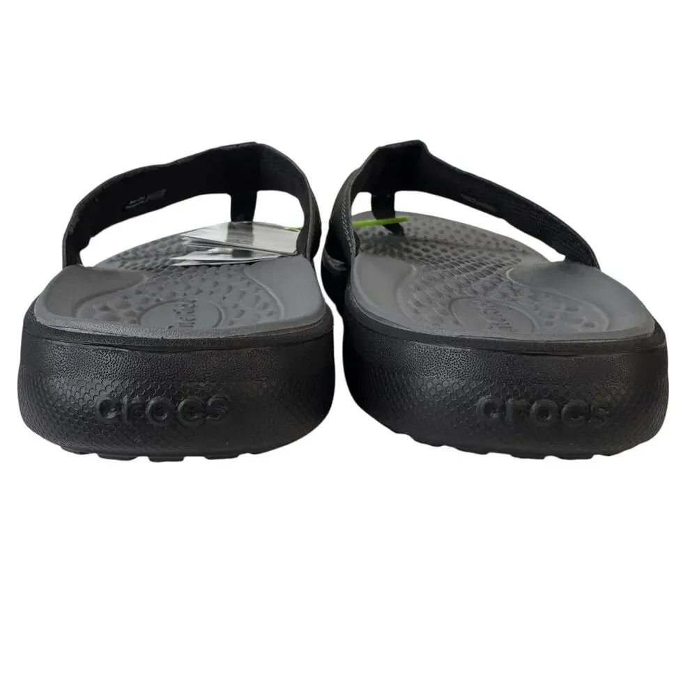 Crocs Yukon Vista II LiteRide Flip Flops Comfortable Beach Sandals Mens Size 10